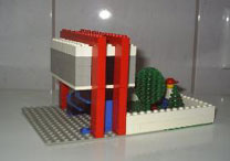 Reprodução do Museu de Arte de São Paulo feita em Lego por participante