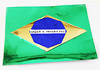 Faa uma linda bandeira do Brasil.